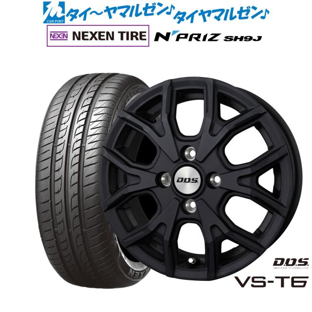 BADX D,O,S(DOS) VS-T6 15インチ 4.5J NEXEN ネクセン N priz SH9J 165/55R15 サマータイヤ ホイール4本セット