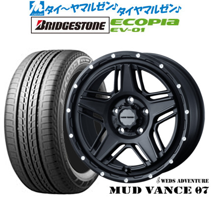 ウェッズ アドベンチャー マッドヴァンス 07 16インチ 7.0J ブリヂストン ECOPIA エコピア EV-01 205/55R16 サマータイヤ ホイール4本セット