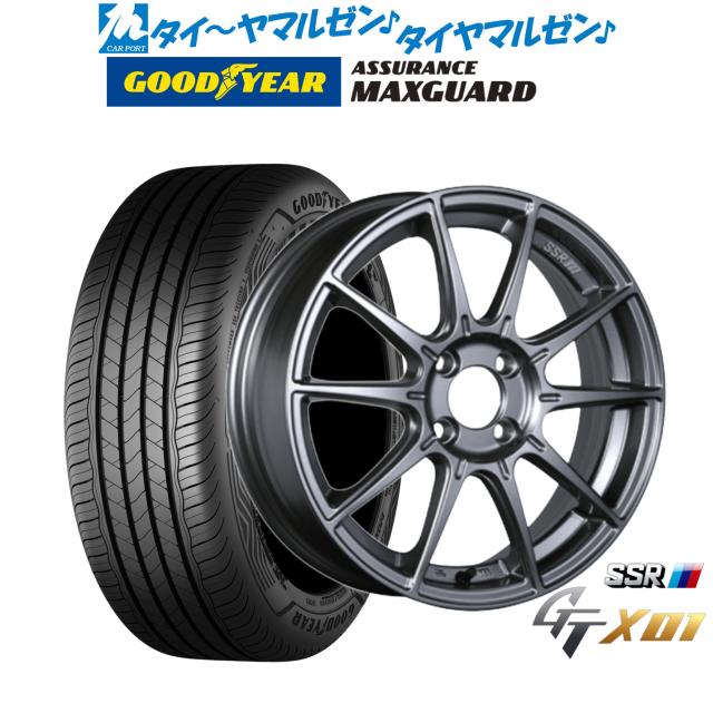 タナベ SSR GT X01 16インチ 6.5J グッドイヤー ASSURANCE アシュアランス MAXGUARD 185/55R16 サマータイヤ ホイール4本セット