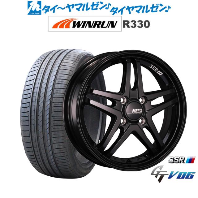 タナベ SSR GT V06 16インチ 6.0J WINRUN ウインラン R330 205/55R16 サマータイヤ ホイール4本セット
