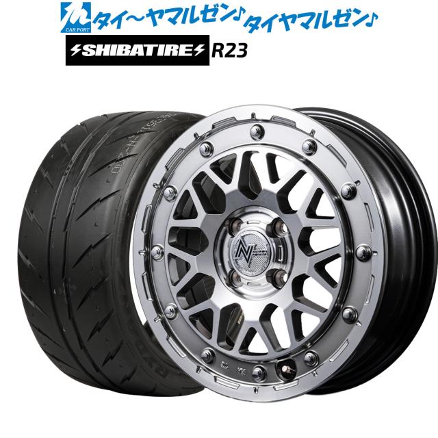 MID ナイトロパワー M29 スティンガー 14インチ 4.5J SHIBATIRE シバタイヤ 300 (R23) 165/60R14 サマータイヤ ホイール4本セット