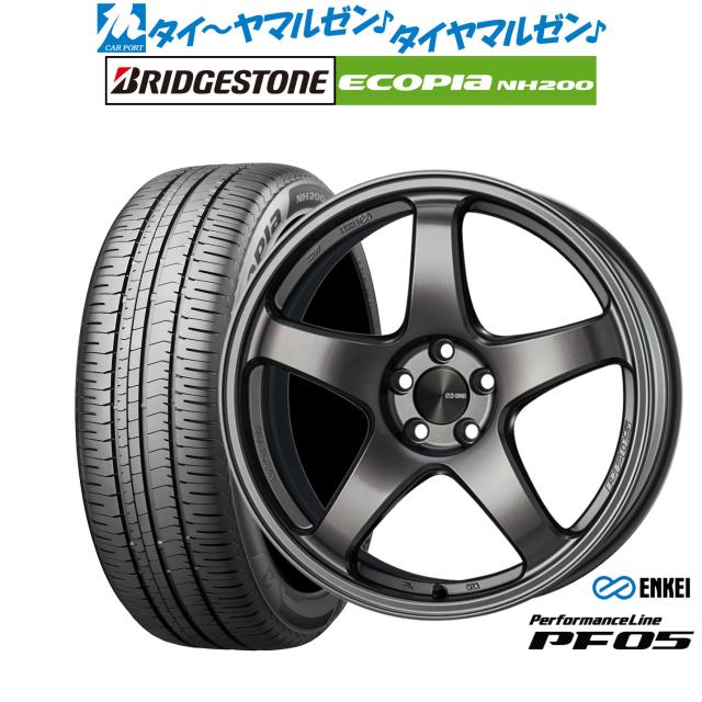 エンケイ PF05 17インチ 7.0J ブリヂストン ECOPIA エコピア NH200 195/60R17 サマータイヤ ホイール4本セット