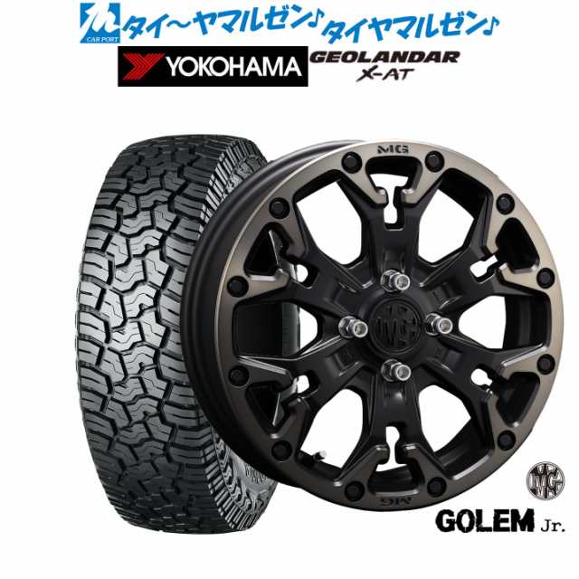 クリムソン MG ゴーレム Jr. 15インチ 4.5J ヨコハマ GEOLANDAR ジオランダー X-AT (G016) 165/70R15 サマータイヤ ホイール4本セット