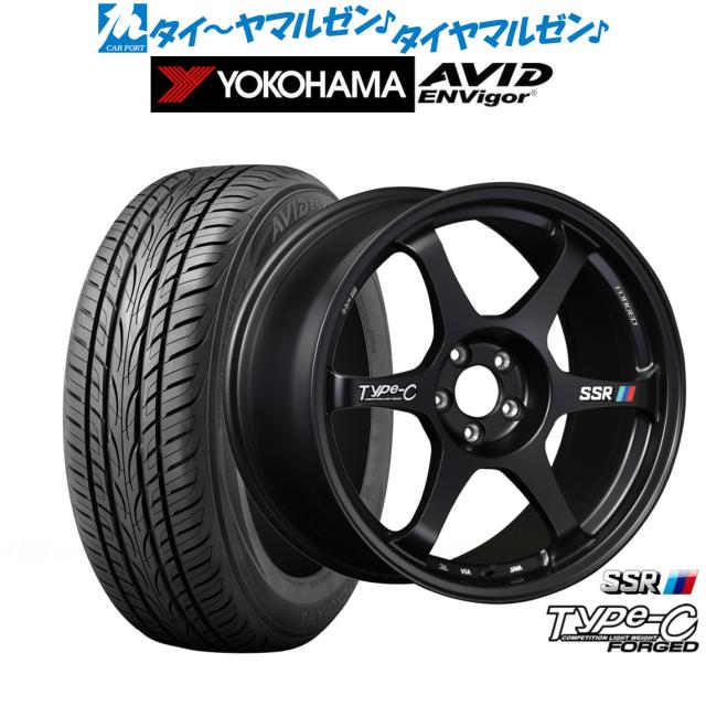 タナベ SSR Type-C FORGED 18インチ 8.5J ヨコハマ AVID エンビガー (S321) 235/45R18 サマータイヤ ホイール4本セット