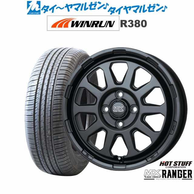 ホットスタッフ マッドクロス レンジャー 14インチ 4.5J WINRUN ウインラン R380 155/65R14 サマータイヤ ホイール4本セット