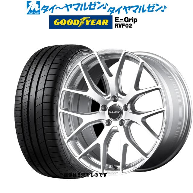 レイズ HOMURA ホムラ 2×7 FT 20インチ 8.5J グッドイヤー エフィシエント グリップ RVF02 245/40R20 サマータイヤ ホイール4本セット