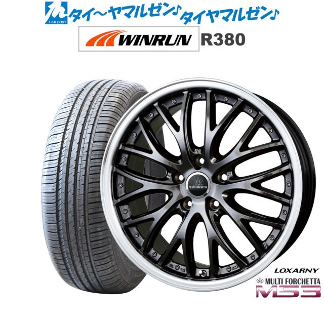 BADX ロクサーニ マルチフォルケッタ MS3 18インチ 7.5J WINRUN ウインラン R380 235/60R18 サマータイヤ ホイール4本セット