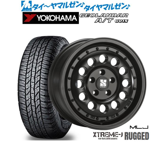 MLJ エクストリーム ラギッド 16インチ 6.5J ヨコハマ GEOLANDAR ジオランダー AT(G015) 215/65R16 オフロードタイヤ ホイール4本セット