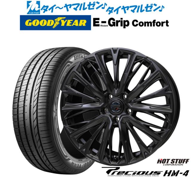ホットスタッフ プレシャス HM-4 17インチ 7.0J グッドイヤー エフィシエント グリップ コンフォート 215/50R17 サマータイヤ ホイール4本セット