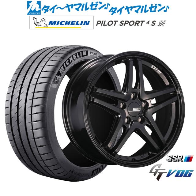 タナベ SSR GT V06 18インチ 8.0J ミシュラン パイロット スポーツ 4S 245/35R18 サマータイヤ ホイール4本セット
