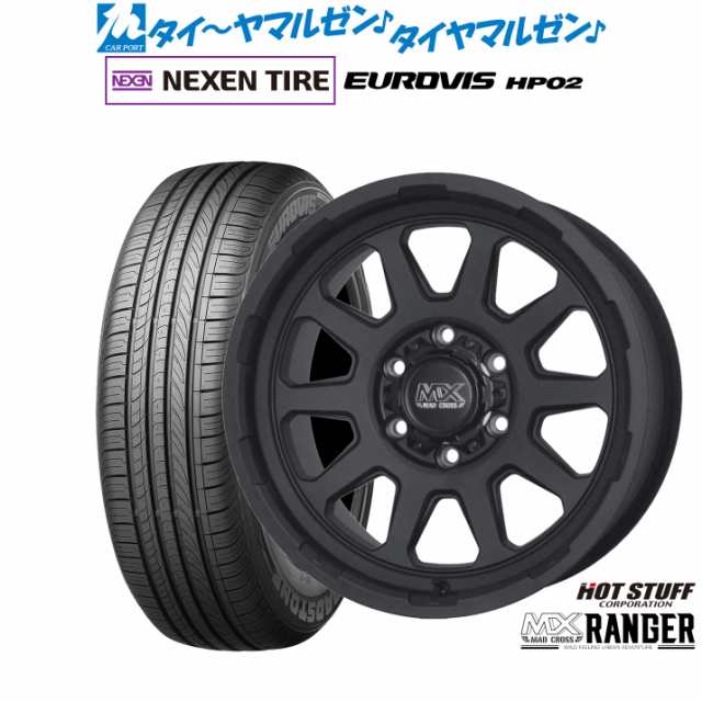 ホットスタッフ マッドクロス レンジャー 16インチ 6.5J NEXEN ネクセン ロードストーン ユーロビズ HP02 215/65R16 サマータイヤ ホイー