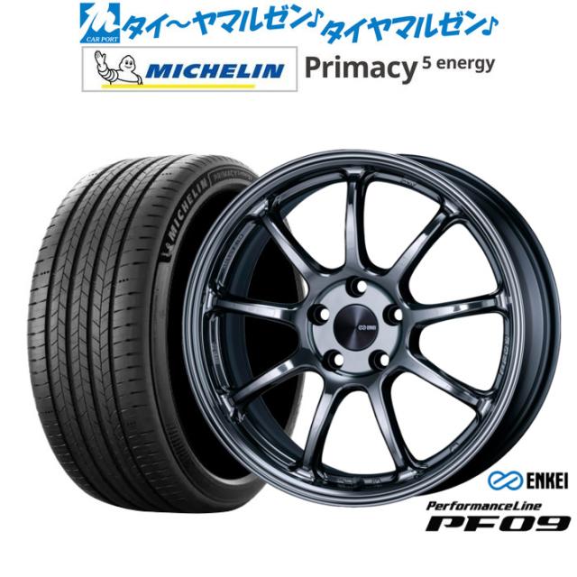 エンケイ PF09 18インチ 7.5J ミシュラン プライマシー プライマシー5 energy 235/60R18 サマータイヤ ホイール4本セット