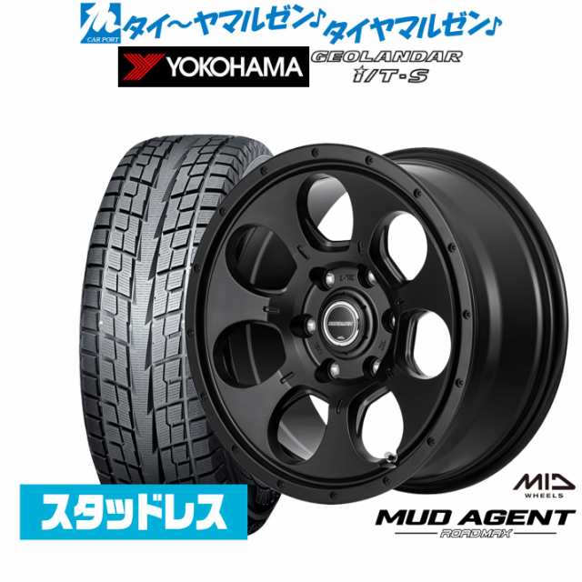 MID ロードマックス マッドエージェント 16インチ 6.5J ヨコハマ GEOLANDAR ジオランダー I/T-S G073 215/65R16 スタッドレスタイヤ ホイ