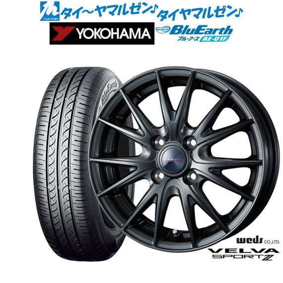 ウェッズ ヴェルヴァ SPORT2 (スポルト2) 14インチ 5.5J ヨコハマ BluEarth ブルーアース (AE-01F) 175/65R14 サマータイヤ ホイール4本