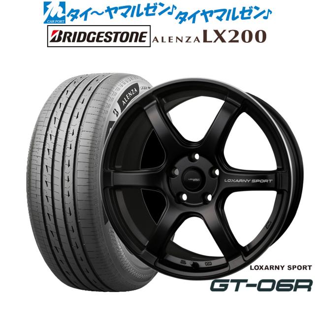 BADX ロクサーニスポーツ GT-06R 18インチ 8.0J ブリヂストン ALENZA