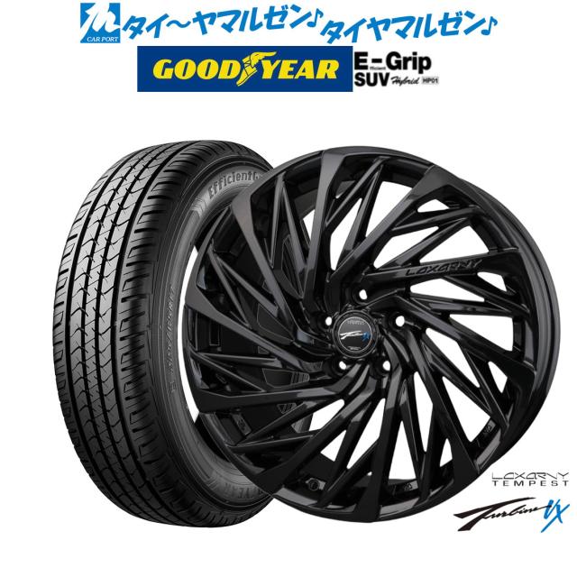 BADX ロクサーニ テンペストタービンVX Black Edition 20インチ 8.5J グッドイヤー エフィシエント グリップ SUV HP01 235/55R20 サマータイヤ ホイール4本セット