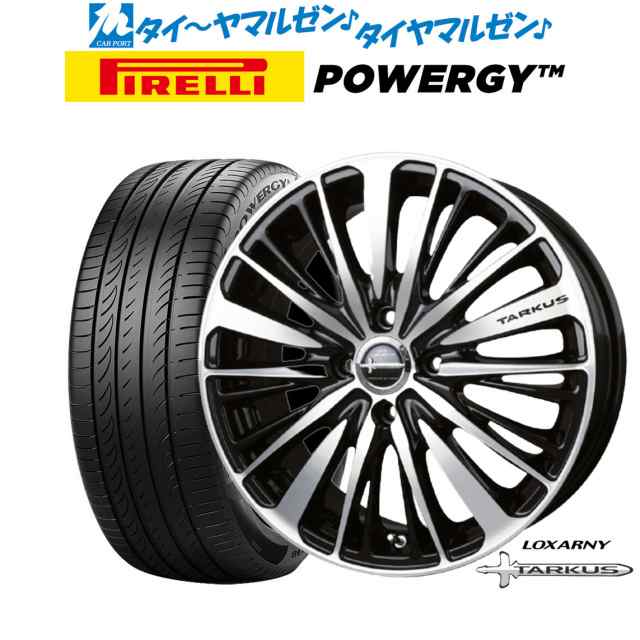 BADX ロクサーニ タルカス 16インチ 6.0J ピレリ POWERGY (パワジー) 195/55R16 サマータイヤ ホイール4