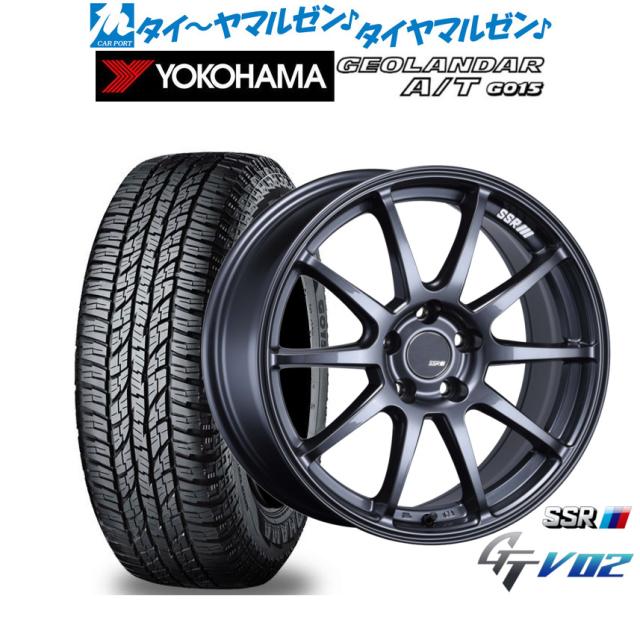 タナベ SSR GT V02 18インチ 7.5J ヨコハマ GEOLANDAR ジオランダー AT(G015) 225/50R18 サマータイヤ ホイール4本セット