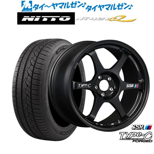 タナベ SSR Type-C FORGED 18インチ 7.5J NITTO NT421Q  235/55R18 サマータイヤ ホイール4本セット
