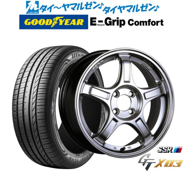 タナベ SSR GT X03 15インチ 5.0J グッドイヤー エフィシエント グリップ コンフォート 165/50R15 サマータイヤ ホイール4本セット