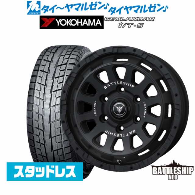 BADX ロクサーニ バトルシップ NEO(ネオ) 16インチ 6.5J ヨコハマ GEOLANDAR ジオランダー I/T-S G073 215/65R16 スタッドレスタイヤ ホ