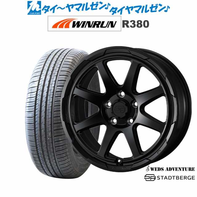 ウェッズ アドベンチャー スタットベルク 17インチ 7.0J WINRUN ウインラン R380 215/60R17 サマータイヤ ホイール4本セット