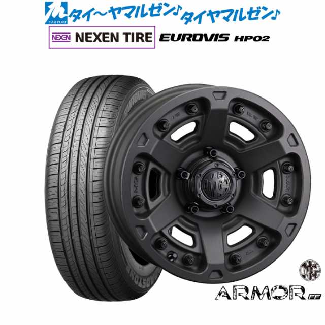 クリムソン MG アーマー FF 16インチ 7.0J NEXEN ネクセン ロードストーン ユーロビズ HP02 215/65R16 サマータイヤ ホイール4本セットの通販は