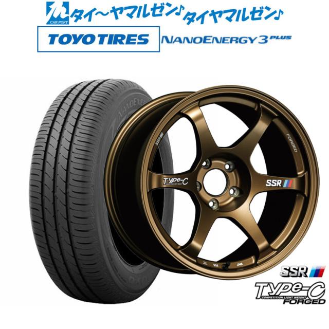 タナベ SSR Type-C FORGED 18インチ 7.5J トーヨータイヤ NANOENERGY ナノエナジー 3プラス  215/45R18 サマータイヤ ホイール4本セット