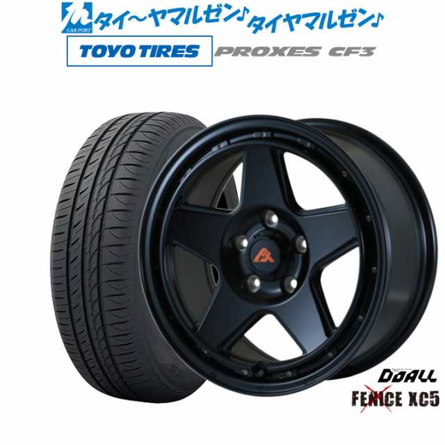 ドゥオール アルジェノン フェニーチェ クロス XC5 16インチ 7.0J トーヨータイヤ プロクセス PROXES CF3 195/50R16 サマータイヤ ホイー