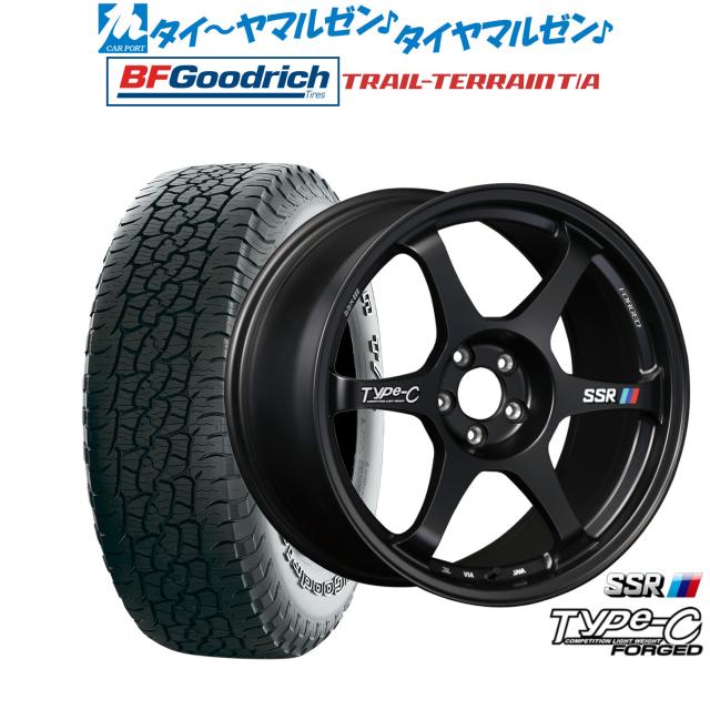 タナベ SSR Type-C FORGED 18インチ 8.0J BFグッドリッチ トレールテレーン T/A 225/55R18 オフロードタイヤ ホイール4本セット