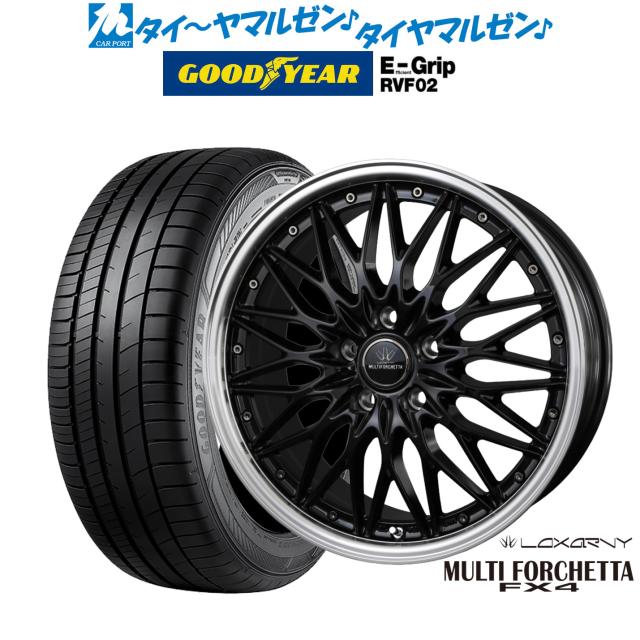 BADX ロクサーニ マルチフォルケッタ FX4 19インチ 8.0J グッドイヤー エフィシエント グリップ RVF02 225/55R19 サマータイヤ ホイール4本セット