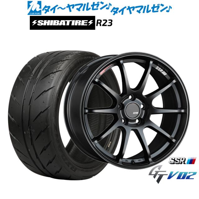 タナベ SSR GT V02 18インチ 7.5J SHIBATIRE シバタイヤ 200R (R23) 215/40R18 サマータイヤ ホイール4本セット