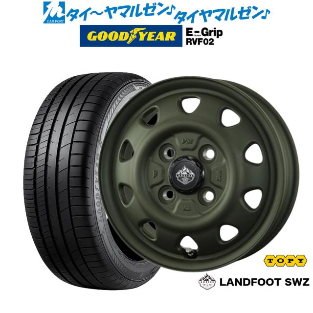 サマータイヤ ホイール4本セット トピー ランドフット SWZ ヨコハマ BluEarth-ES ブルーアースイーエス ES32 165/65R14 トピー ランドフット SWZ 12インチ 3.5J ブリヂストン ECOPIA エコピア