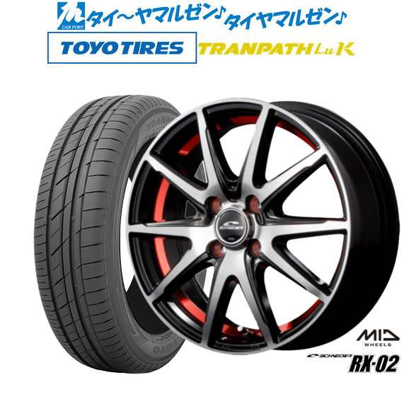 MID シュナイダー RX-02 14インチ 4.5J トーヨータイヤ トランパス TRANPATH LuK  155/65R14 サマータイヤ ホイール4本セットの通販は