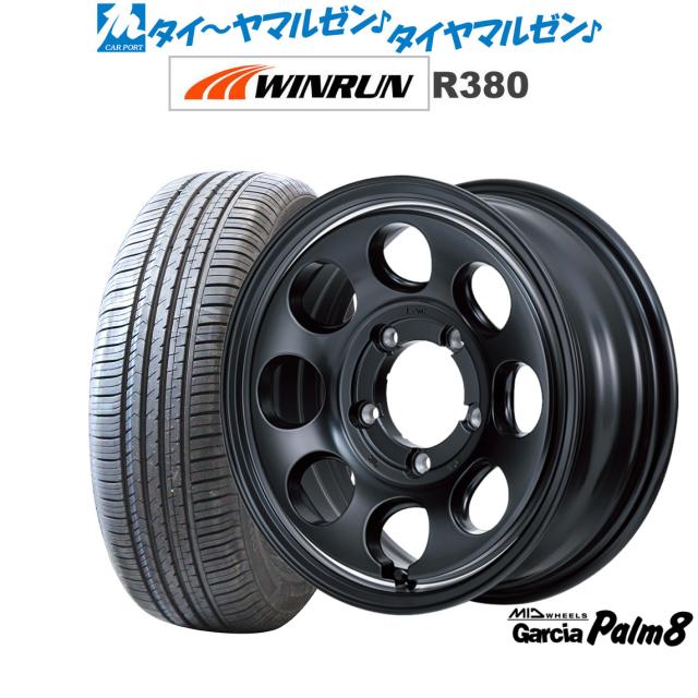 MID ホイールズ ガルシア Palm8 16インチ 6.0J WINRUN ウインラン R380 215/65R16 サマータイヤ ホイール4本セット