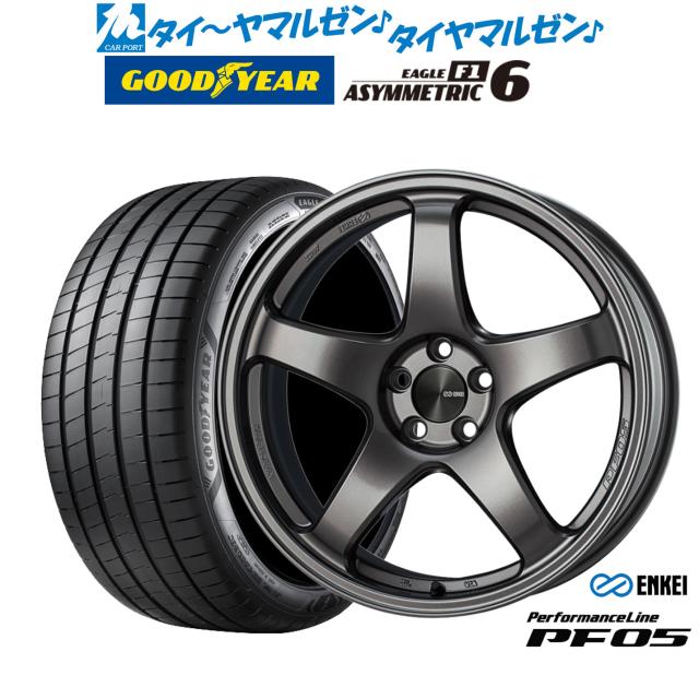 エンケイ PF05 17インチ 7.0J グッドイヤー イーグル F1 アシメトリック6 225/50R17 サマータイヤ ホイール4本セットの通販は