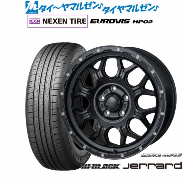 モンツァ ハイブロック ジェラード 16インチ 7.0J NEXEN ネクセン ロードストーン ユーロビズ HP02 215/65R16 サマータイヤ ホイール4本