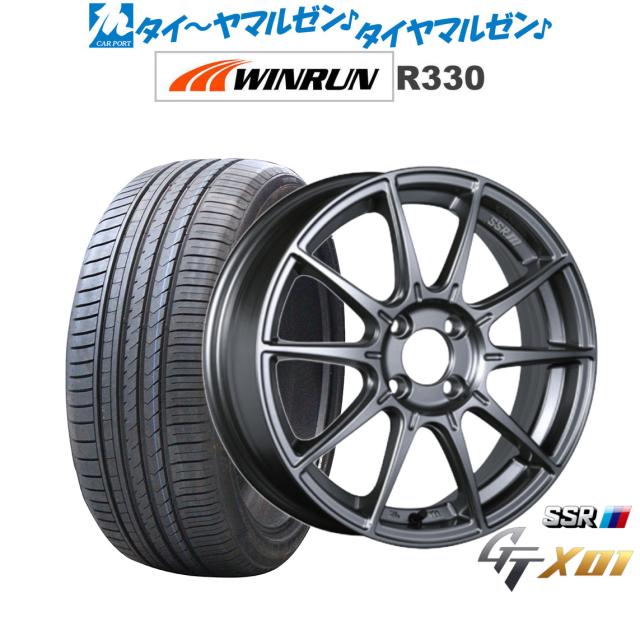 タナベ SSR GT X01 ダークシルバー 17インチ 7.0J WINRUN ウインラン R330 205/45R17 88W XL サマータイヤ ホイール4本セット