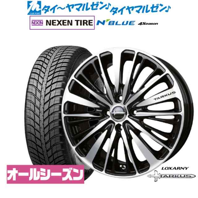 BADX ロクサーニ タルカス 16インチ 6.0J NEXEN ネクセン N blue 4Season 195/55R16 オールシーズンタイヤ ホイール4本セット