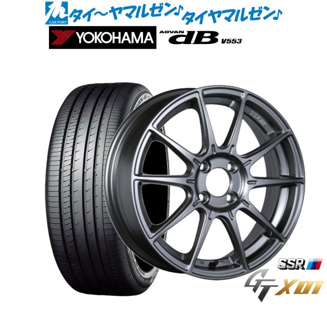 タナベ SSR GT X01 17インチ 7.0J ヨコハマ ADVAN アドバン dB(V553) 215/45R17 サマータイヤ ホイール4本セット