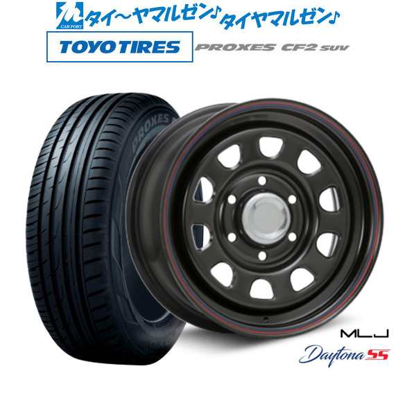 MLJ デイトナ SS 16インチ 7.0J トーヨータイヤ プロクセス PROXES CF2 SUV 215/65R16 サマータイヤ ホイール4本セット