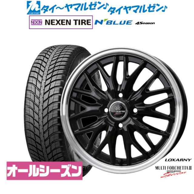 BADX ロクサーニ マルチフォルケッタ２ SP-SPECTOR 17インチ 6.5J NEXEN ネクセン N blue 4Season 215/45R17 オールシーズンタイヤ ホイール4本セットの通販は