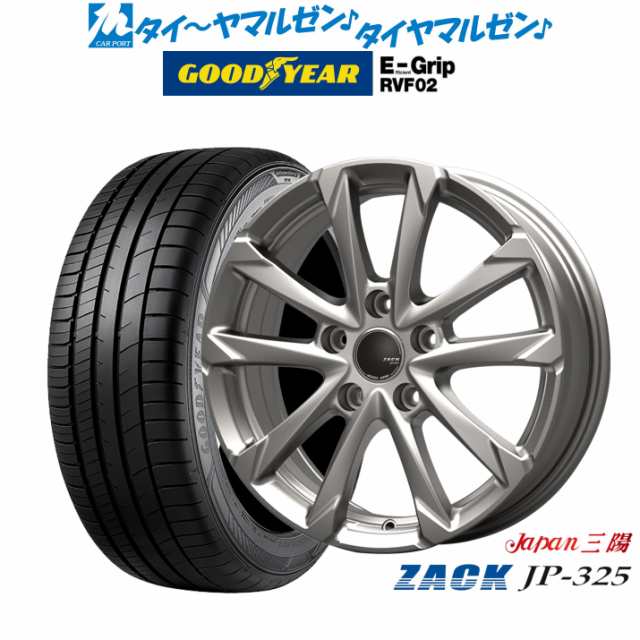 JAPAN三陽 ZACK JP-325 16インチ 6.5J グッドイヤー エフィシエント グリップ RVF02 205/55R16 サマータイヤ ホイール4本セット