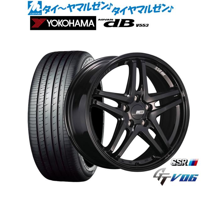 タナベ SSR GT V06 18インチ 7.5J ヨコハマ ADVAN アドバン dB(V553) 215/45R18 サマータイヤ ホイール4本セット