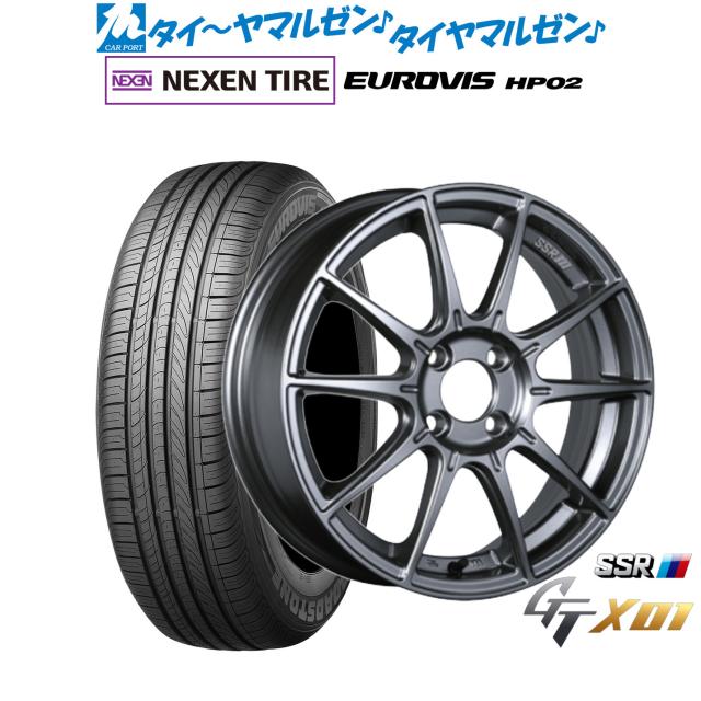 タナベ SSR GT X01 15インチ 6.0J NEXEN ネクセン ロードストーン ユーロビズ HP02 185/55R15 サマータイヤ ホイール4本セット
