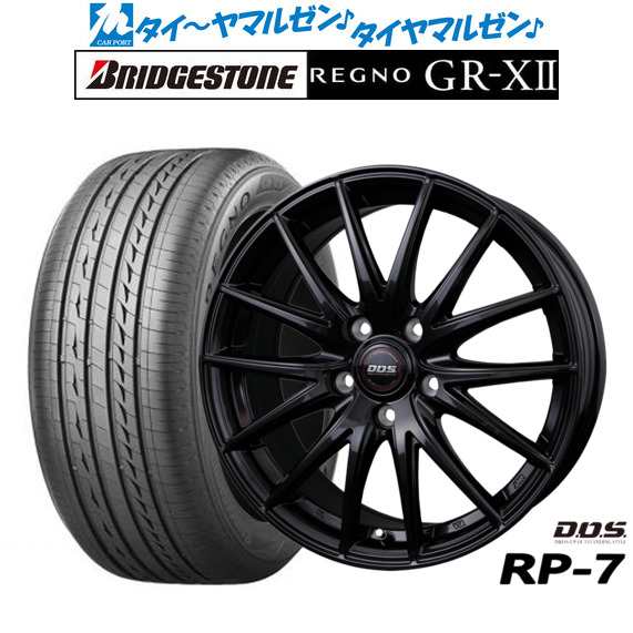 BADX DOS(DOS) RP-7 16インチ 6.5J ブリヂストン REGNO レグノ GR-XII 185/60R16 サマータイヤ ホイール4本セット