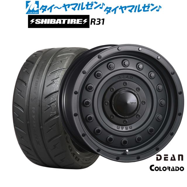 クリムソン ディーン コロラド 16インチ 7.0J SHIBATIRE シバタイヤ 280R (R31) 205/50R16 サマータイヤ ホイール4本セット