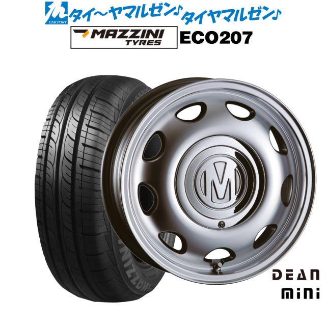 クリムソン ディーン ミニ 14インチ 5.0J Best Choice MAZZINI(マジーニ) ECO 207 155/65R14 サマータイヤ ホイール4本セット