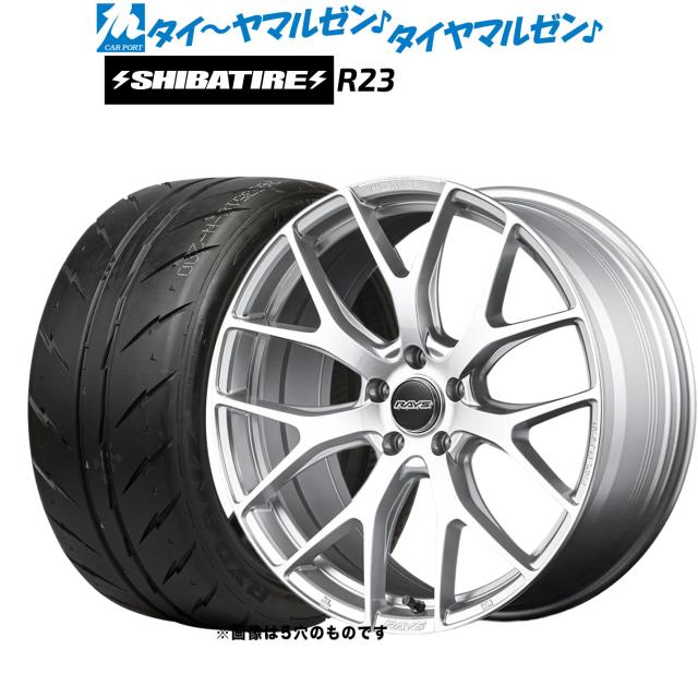 レイズ HOMURA ホムラ 2×7 FT 19インチ 8.0J SHIBATIRE シバタイヤ 280 (R23) 245/40R19 サマータイヤ ホイール4本セット