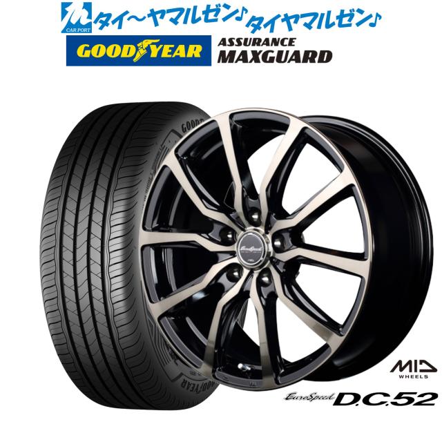 MID ユーロスピード D.C.52 17インチ 7.0J グッドイヤー ASSURANCE